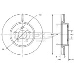 TOMEX Brakes Bremsscheibe